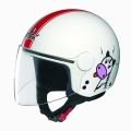 Casque Enfant Grex K1 Visor Teens White red 7